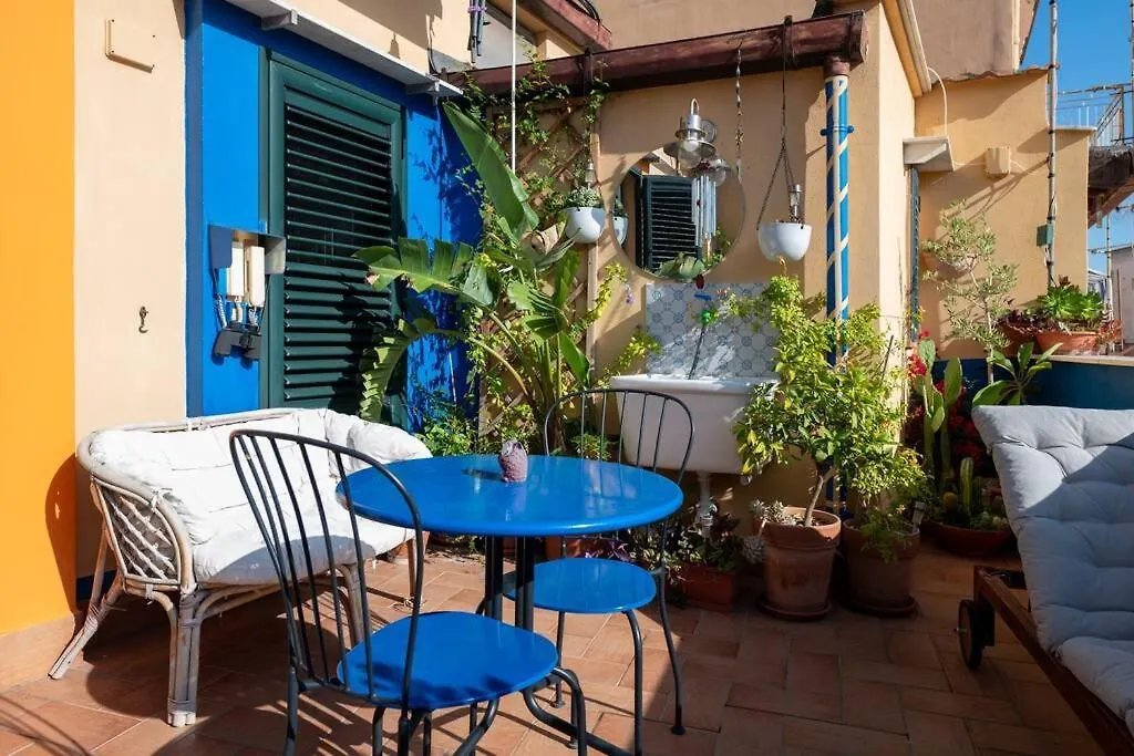 Bella Vista Sant Orsula 2 Bedroom View Terrace Historic Center Spacious Apartment Termini Imerese Italy
