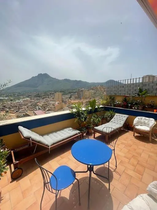 Bella Vista Sant Orsula 2 Bedroom View Terrace Historic Center Spacious Apartment Termini Imerese